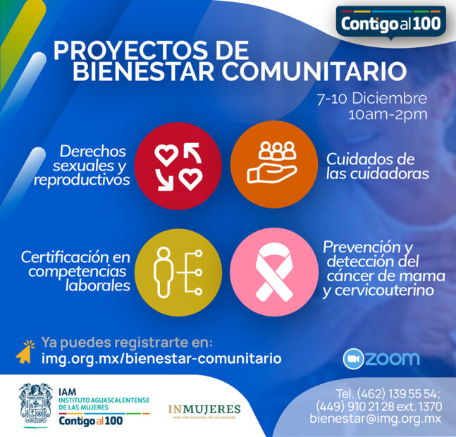Proyecto de Bienestar Comunitario - Instituto Aguascalentense de las Mujeres
