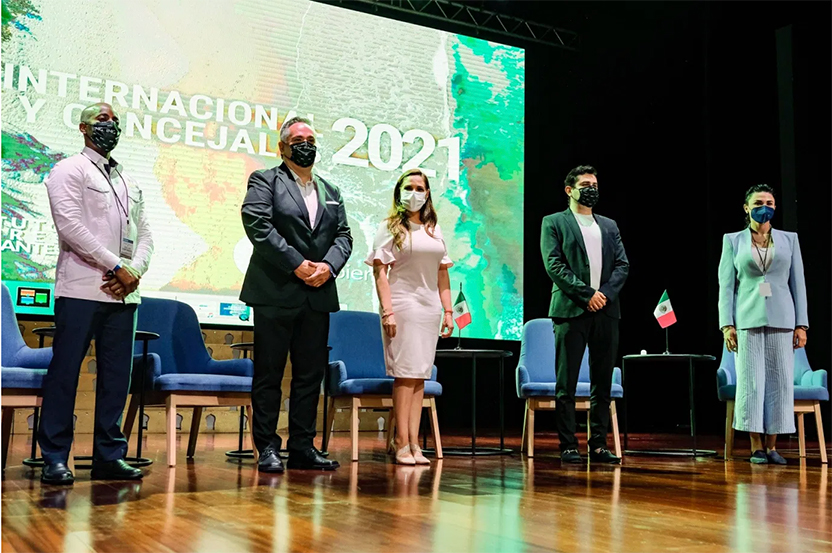 Cancún es sede del ‘Congreso Internacional de Regidores y Concejales 2021’ - Instituto Mejores Gobernantes, Galo Limón, Andrés Franco, Alcaldesa Cancún Mara Lezama
