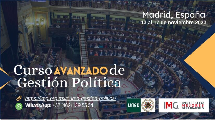 Curso Avanzado de Gestión Política en Madrid, España - Universidad UNED e Instituto Mejores Gobernantes