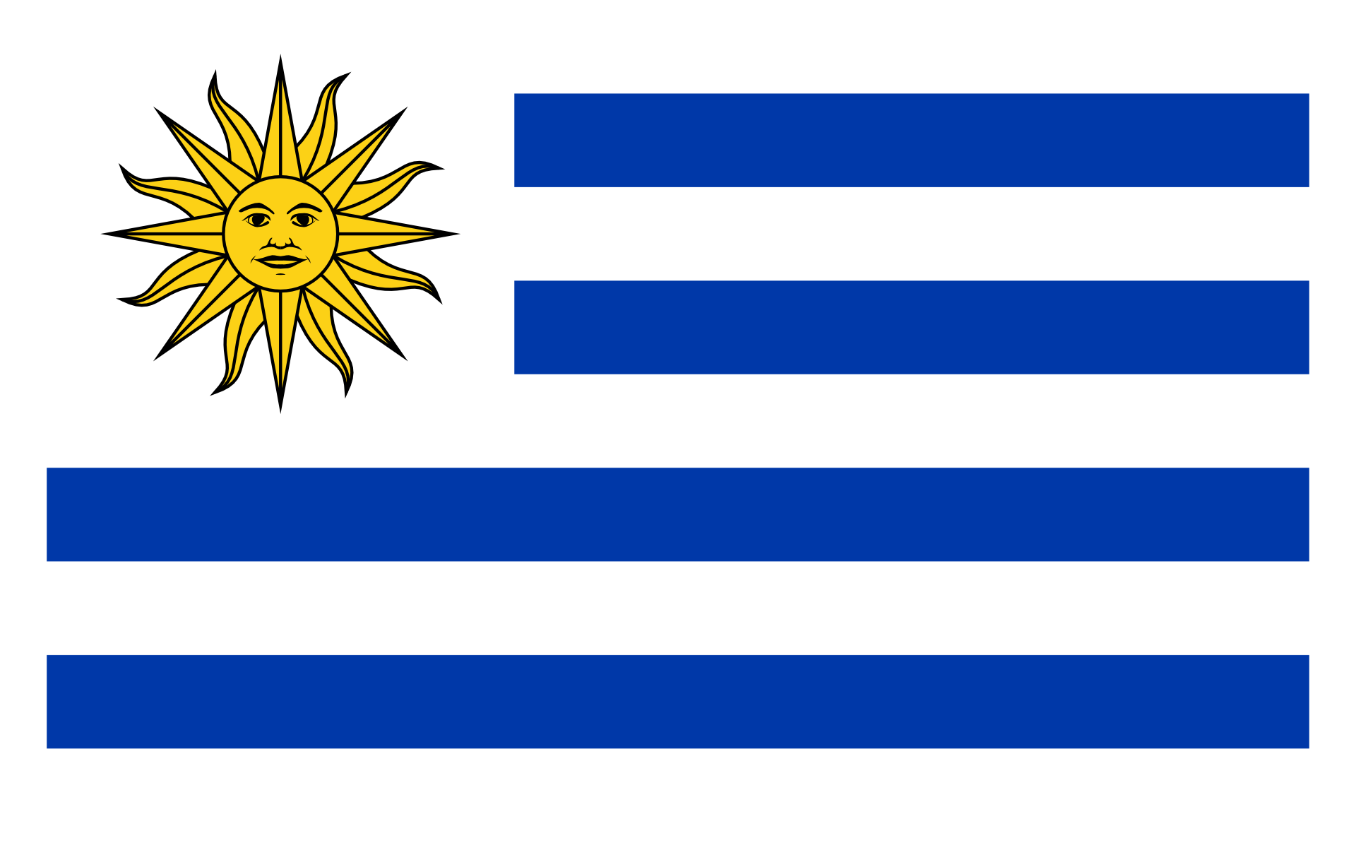 Bandera Uruguay